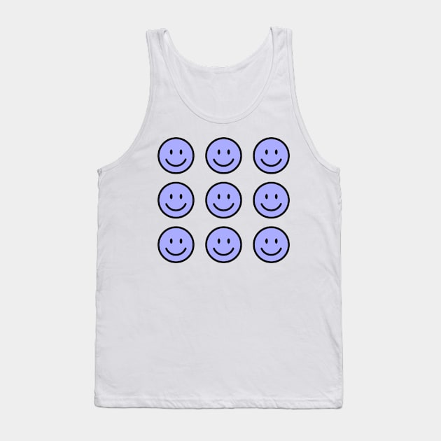 Blue emoji sticker pack Tank Top by EmeraldWasp